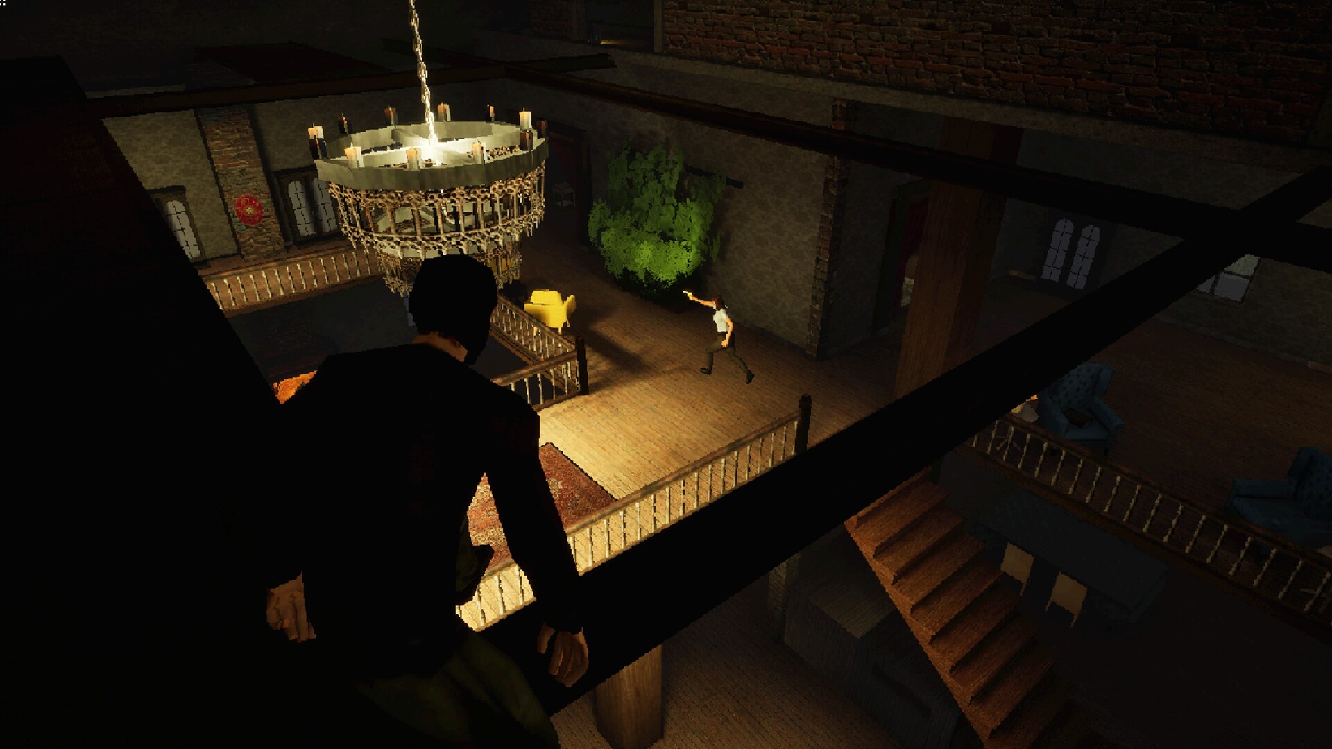A thief reaching glowing loot