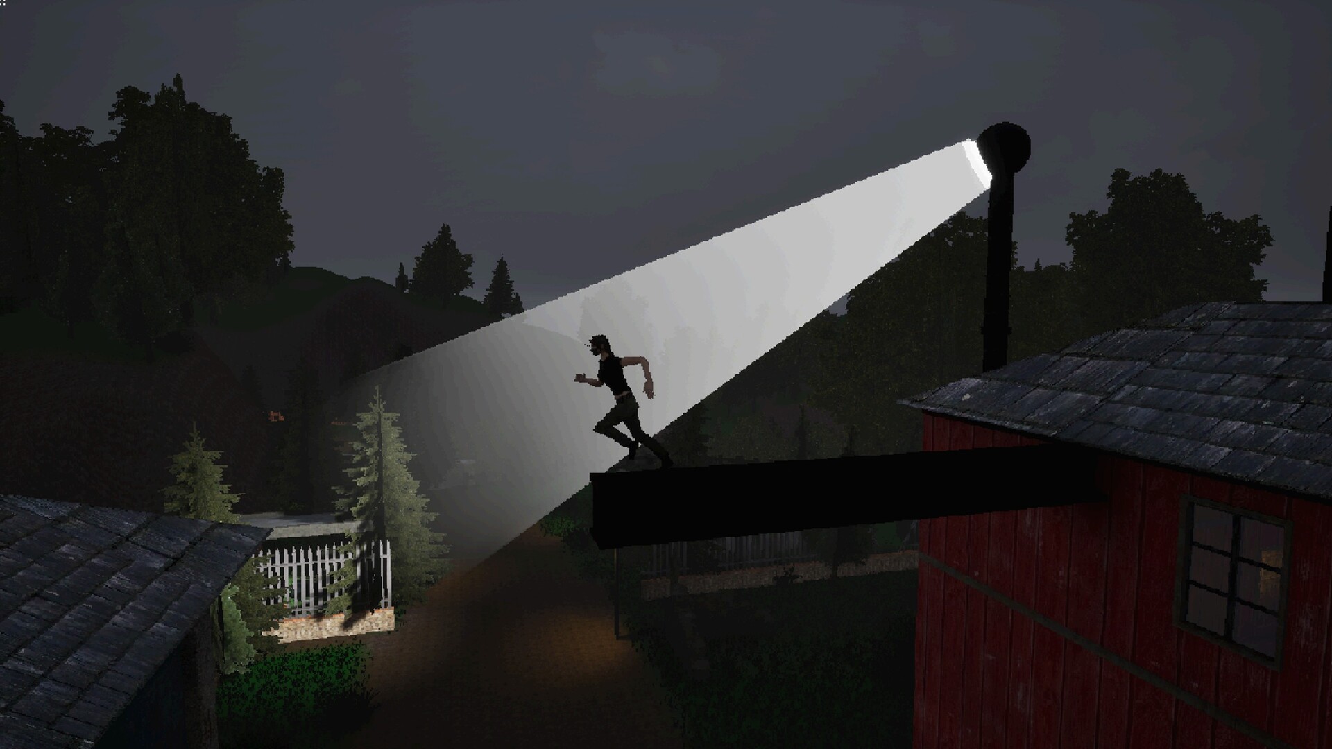 Players facing off in a heist